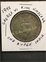 1942 India Rupee
