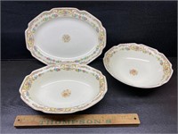 3 pieces Mount Clemens Mildred china
