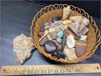Rocks, stones, fossils, arrowhead