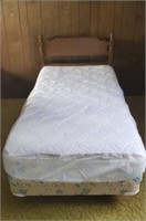 Twin Size Bed with Headboard and Atlas Brand
