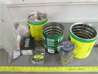 Variety of Nails, Screws, Rivets, Nuts, Bolts, Etc