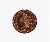 Coin 1873 United States Indian Cent Brilliant Unc.