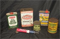 Collectible Vintage Car Care Cans