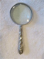 ORNATE HANDLED MAGNIFYING GLASS 8"