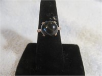 14K GOLD STAR SAPPHIRE RING SZ 7.5