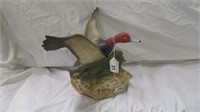 JIM BEAM "DUCKS UNLIMITED" DECANTER 9.5"T