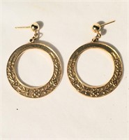 10K Gold Earrings 6.7 grams