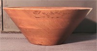 Large Wooden Bowl 12 in Diameter