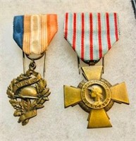 Pr. Post WW1 French Military Medals