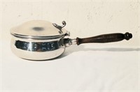 Colonial pewter Crumb lidded pan by boardman