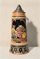 Musical German Stein works 10.5 inches tall