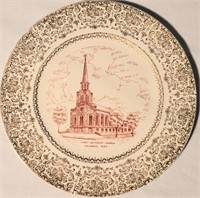 Old Columbus Mississippi Methodist Church Plate