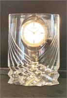 Marked Waterford Crystal Glass Marquis clock