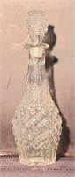 Crystal decanter 14.5 in tall
