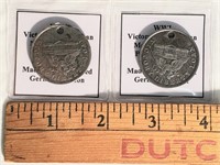 WW11 Pr Victory liberty loan medals from Cannons