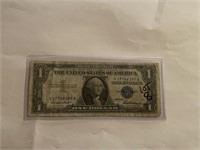 Early 1957 $1 US Silver Certificate Bill VF Grade