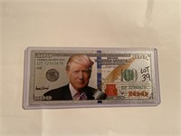 Silver $100 TRUMP Bill