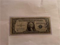 Early 1935 G $1 US Silver Certificate Bill XF