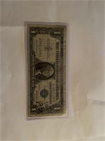 Early 1957 $1 US Silver Certificate Bill F Grade