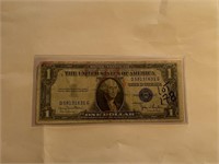 Early 1935 D $1 US Silver Certificate Bill F