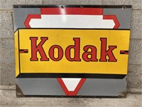 Original Kodak double sided sign approx 80 x 65 cm
