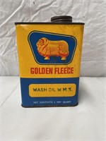 Golden Fleece Wash oil quart oil tin