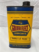 Golden Fleece Hex 1 pint radiator fluid tin