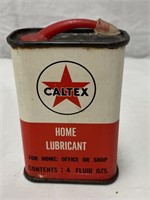 Caltex home lubricant 4 oz tin