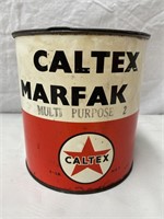 Caltex Marfak 5 lb grease tin