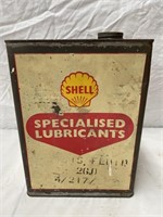 Shell specialised lubricants 1 gallon tin