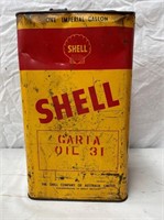 Shell Gartta oil 1 gallon tin