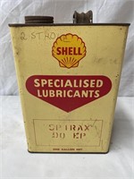 Shell Spirax 90 EP gallon oil tin