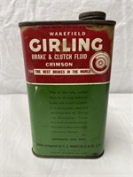 Wakefield Girling brake & clutch fluid pint tin