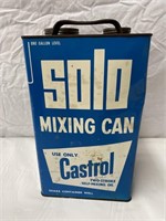 Castrol Solo gallon 2 stroke mixing can