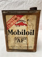 Gargoyle Mobioil AF oil tin