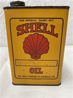 Early Shell hand separator quart tin