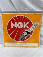 Original NKG metal sign approx 50 x 50 cm