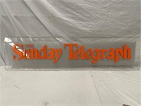 Original Newsagents Sunday Telegraph signs