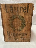 Laurel kerosene timber box