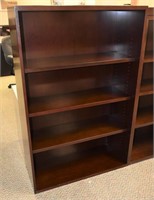 DARK MAHOGANY 5' X 36"  BOOKCASE