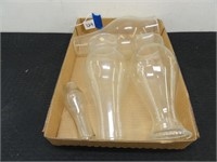 glass candle covers