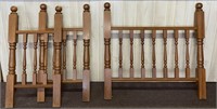 3 Pieces Room Divider Railing