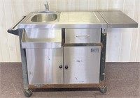 Bakers & Chefs Sink Workstation Cabinet on Wheels