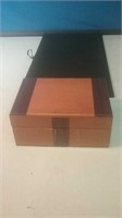 Nice wooden box with a new money clip and