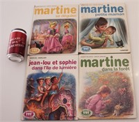 4 livres Marcel Marlier dont 3 Martine, vintages