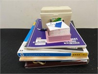 notebooks, photo paper, office supplies