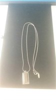 NY and Company silver tone chain with pendant