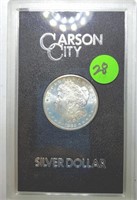 1882-CC GSA Black Box Silver Dollar CH BU