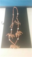 I believe this is a wooden necklace with African