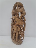 Wood Carved Safari Animals